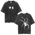 Minimal Anime Goth Spider Graphic Oversized Vintage Streetwear T-Shirt