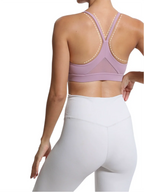 Seamless Wire-Free Yoga Crop Top with Built-In Support and Thin Straps
