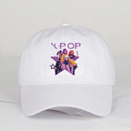 Graphic Embroidered Dad Cap Adjustable Curved Brim Streetwear Baseball Hat