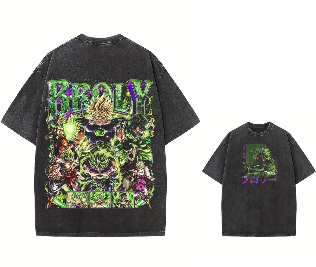 Anime Berserker Power Manga Graphic Vintage Oversized Streetwear Cotton Tee