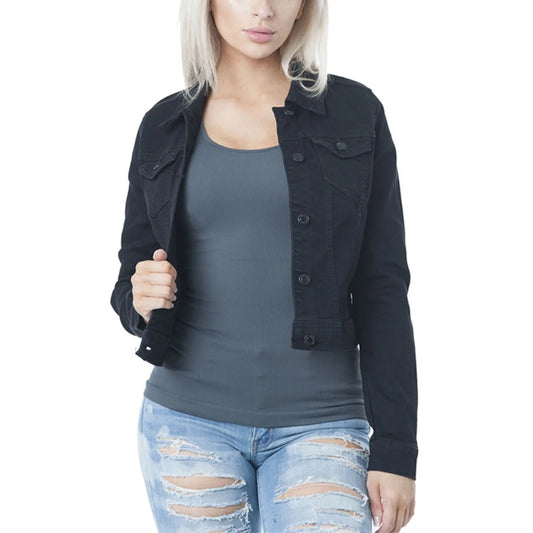Women's Cropped Hooded Streetwear Jacket with Contemporary Casual Urban Design