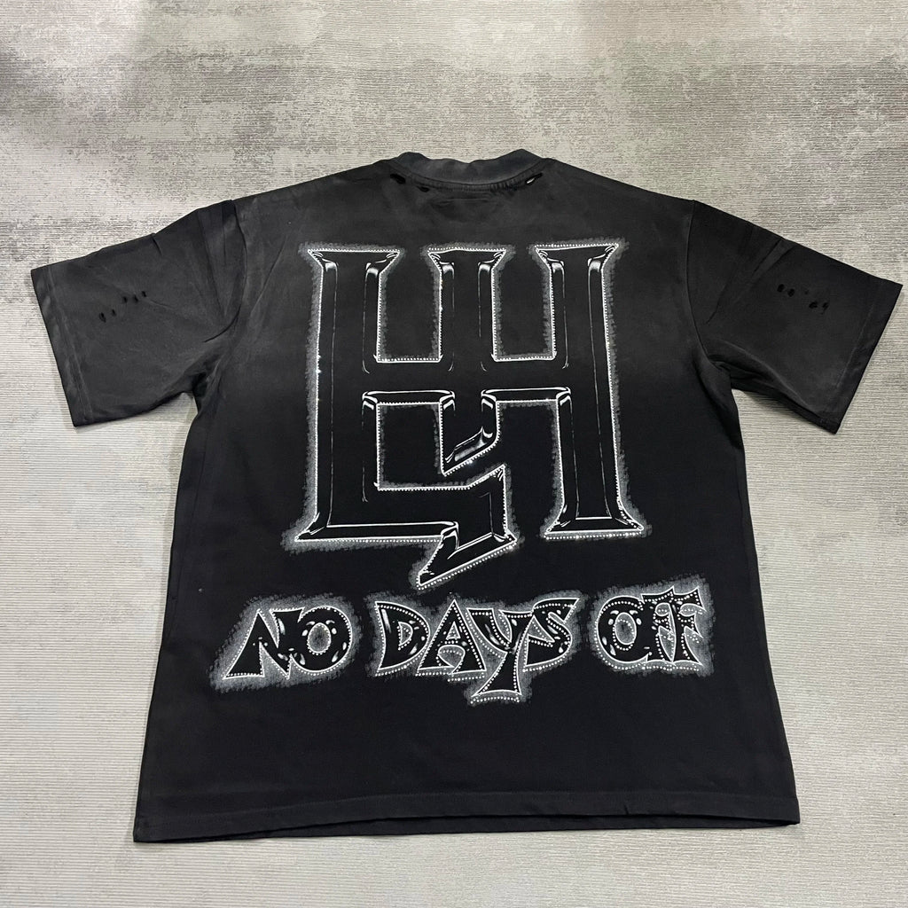 Distressed Graphic Oversized Cotton Streetwear T-Shirt with Vintage-Inspired Artwork