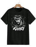 Dark Anime Goth Oversized Distressed Streetwear Graphic Tee