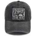 Vintage Washed Graphic Baseball Cap with Adjustable Fit for Casual Streetwear Everyday Fashion