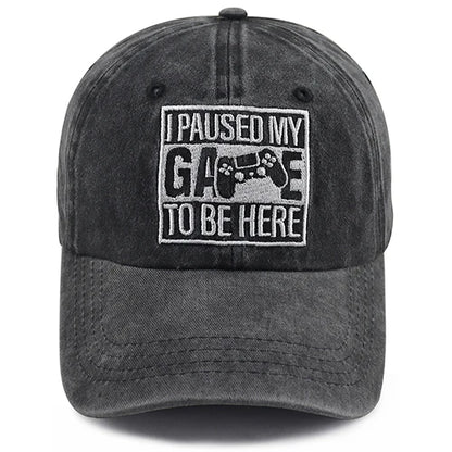 Vintage Washed Graphic Baseball Cap with Adjustable Fit for Casual Streetwear Everyday Fashion