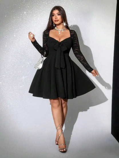 Gothic Skater Dress with Alternative Manga Fashion Aesthetic
