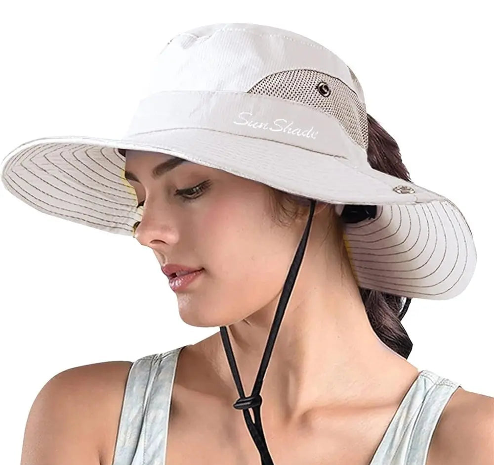 Wide Brim Straw Bucket Hat with Lightweight Woven Design for Beach and Outdoor Adventures