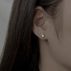 Punk Starburst Clip Earrings With Alternative Celestial Statement Design