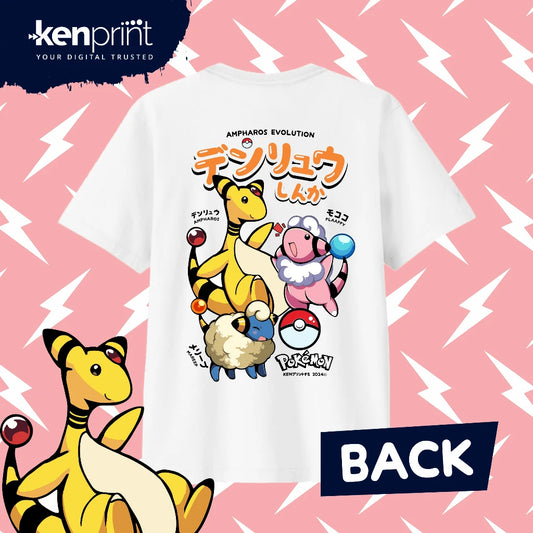 Retro Creature Anime Back Print Oversized Cotton Streetwear T-Shirt