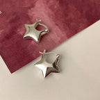 Celestial Star Hoop Earrings for Y2K Fairy Grunge and Alternative Fashion