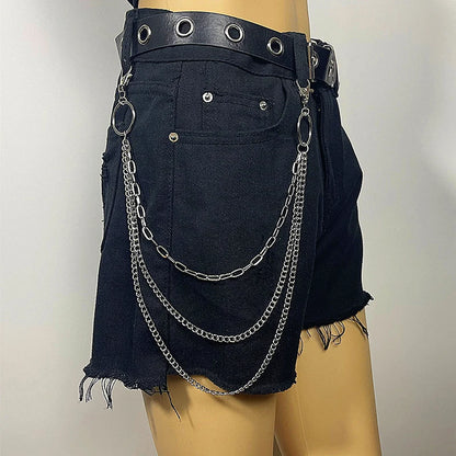 Double Layer Waist Chain for Grunge, Punk and Alternative Streetwear