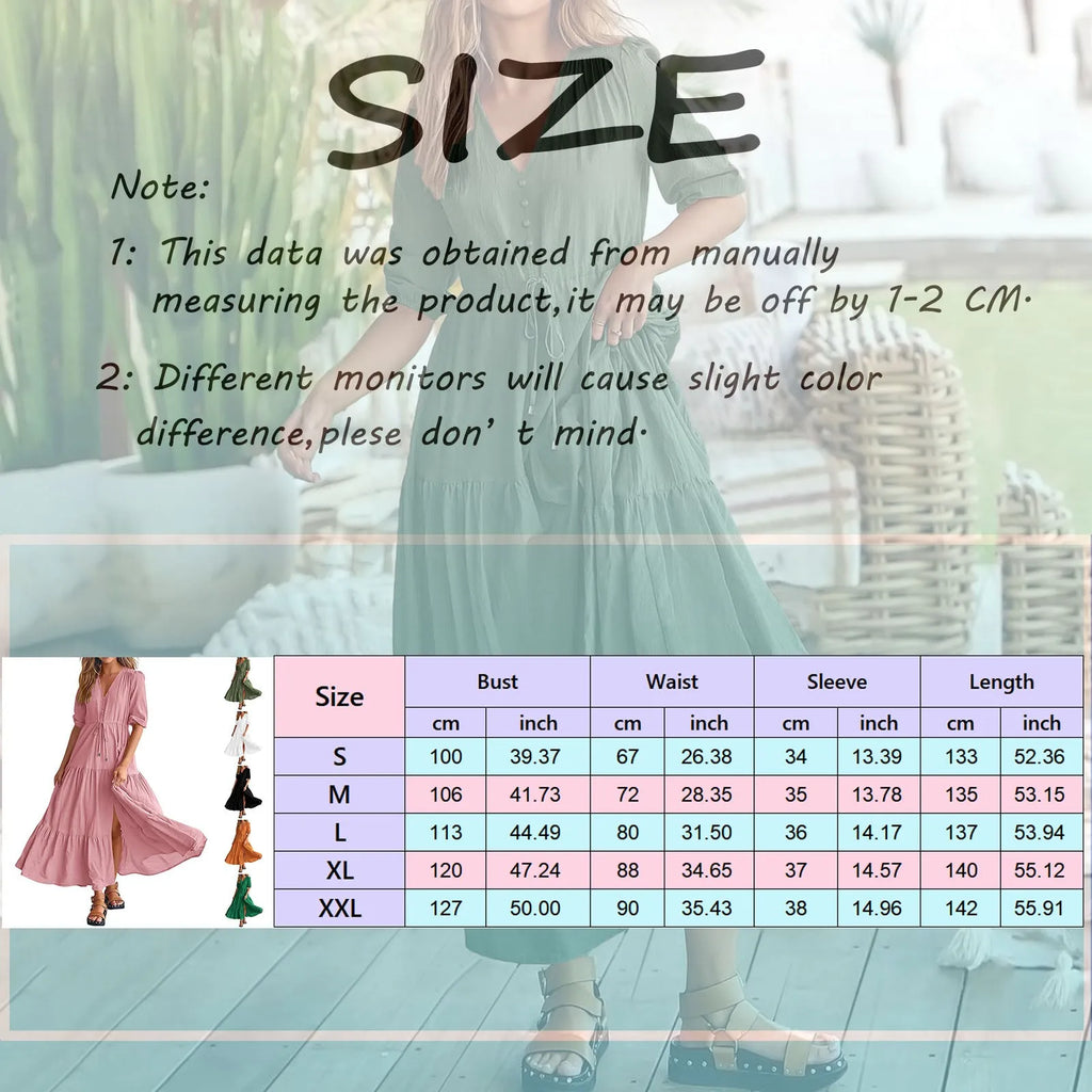 Tiered Drawstring Maxi Dress with Relaxed Flowing Contemporary Silhouette