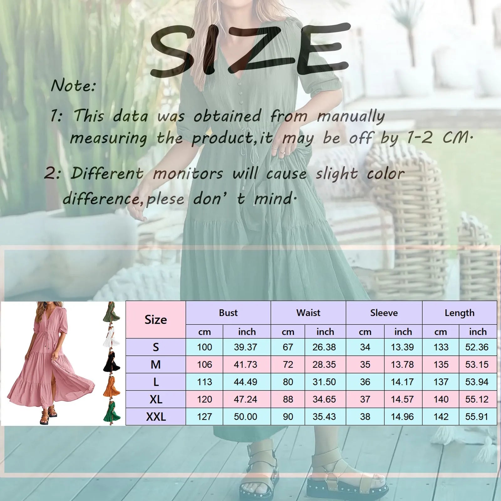 Tiered Drawstring Maxi Dress with Relaxed Flowing Contemporary Silhouette