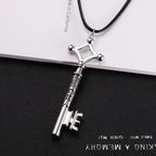 Vintage Skeleton Key Pendant Necklace With Gothic Alternative Statement Appeal
