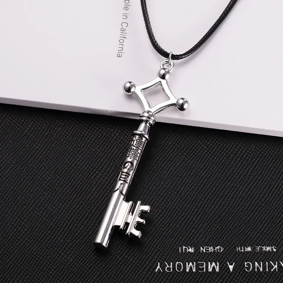 Vintage Skeleton Key Pendant Necklace With Gothic Alternative Statement Appeal