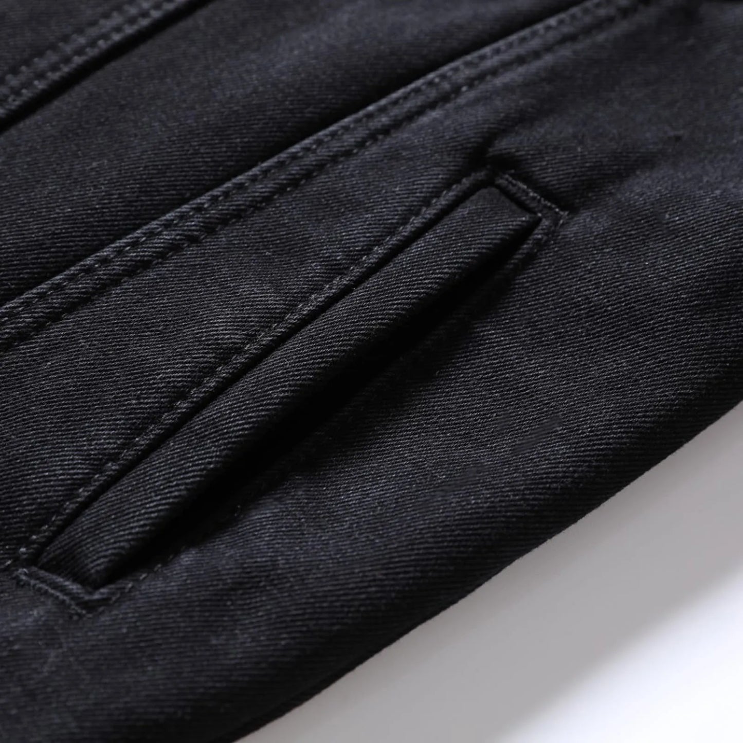 Men's Utility Inspired Button Front Jacket with Warm Lined Casual Streetwear Design