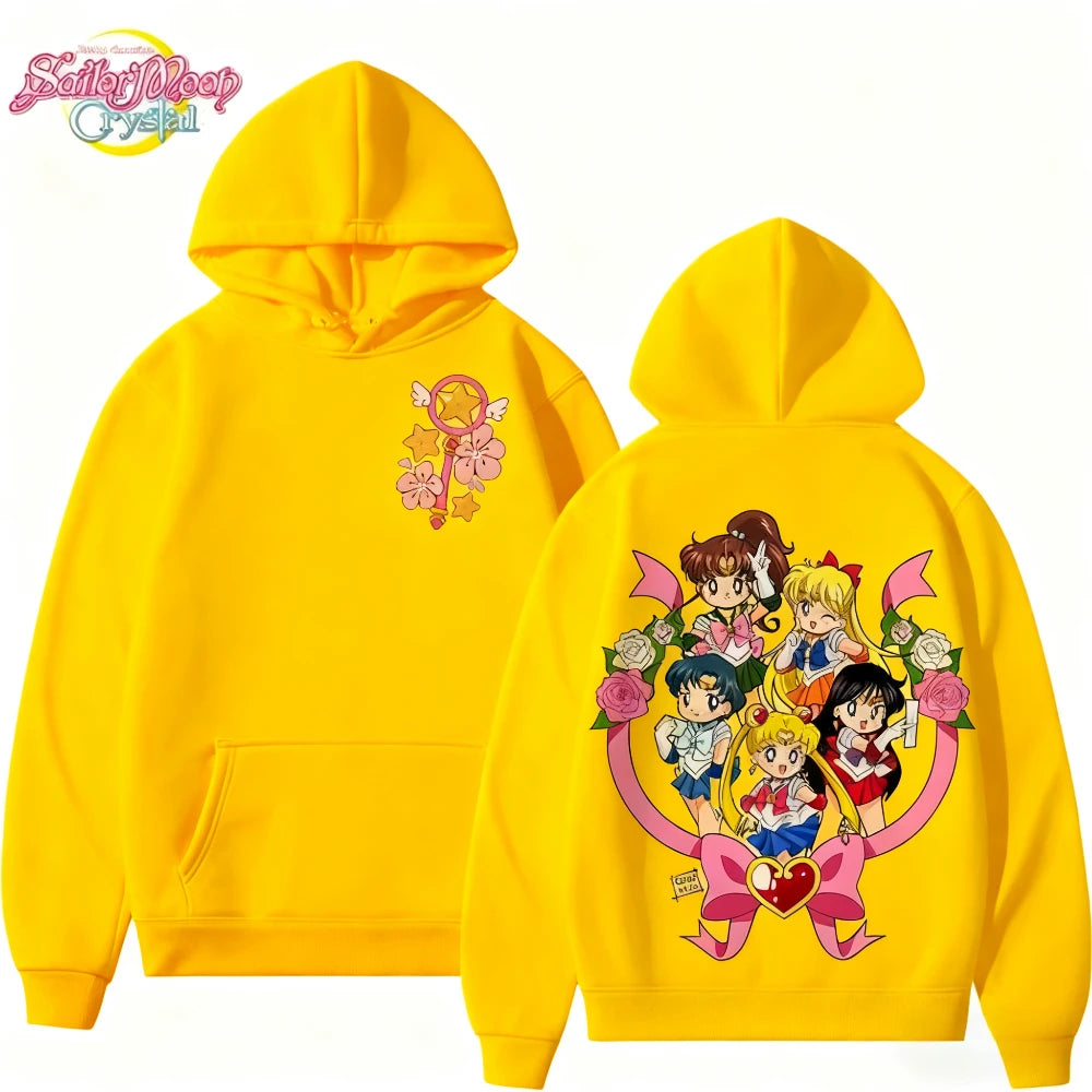 Anime Magical Streetwear Hoodie With Manga Inspired Graphic Artwork