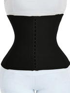 High-Stretch Waist Trainer Corset with Hook Front Closure and Sculpting Fit