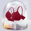 Seamless Smooth Push-Up Bra with Wide Side Support and Adjustable Straps