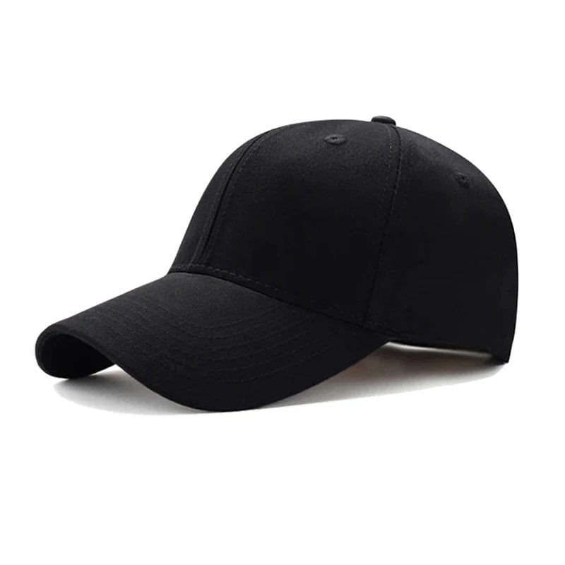 Minimalist Solid Baseball Cap Adjustable Curved Brim Casual Streetwear Fashion Hat