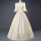 Victorian Inspired Lace Trim Formal Alternative Fashion Ball Gown