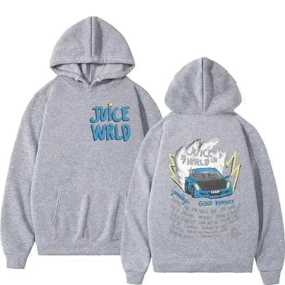 Oversized Back Graphic Hoodie with Minimal Front Detail Streetwear Design