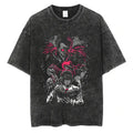 Dark Anime Fallen Angel Graphic T-Shirt with Gothic Manga Streetwear Style