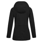 Women's Hooded Windbreaker Jacket with Zip Front Lightweight Everyday Outdoor Streetwear Style