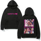 Oversized Anime Hoodie with Manga Character Streetwear Collage Design