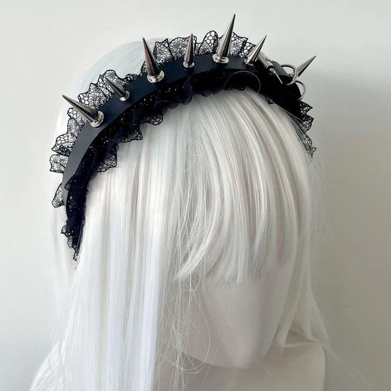 Spike Headband Gothic Punk Statement Alternative Fashion Hair Accessory