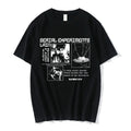Minimalist Anime Panel Oversized Urban Streetwear Graphic Tee