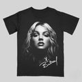 Oversized Portrait Graphic Cotton T-Shirt for Y2K Streetwear and Casual Styling
