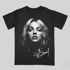 Oversized Portrait Graphic Cotton T-Shirt for Y2K Streetwear and Casual Styling