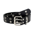 Double Row Star Rivet Belt for Punk Gothic Y2K Streetwear Fashion