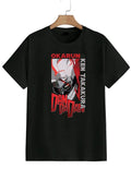 Vintage Anime Streetwear Graphic Tee with Manga-Inspired Urban Character Artwork