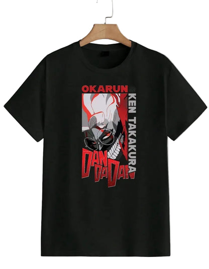 Vintage Anime Streetwear Graphic Tee with Manga-Inspired Urban Character Artwork