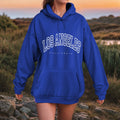 Oversized Collegiate Graphic Hoodie with Relaxed Fit for Everyday Streetwear