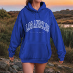 Oversized Collegiate Graphic Hoodie with Relaxed Fit for Everyday Streetwear