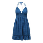 Soft Girl Ruffle Mini Dress with Anime-Inspired Streetwear Charm