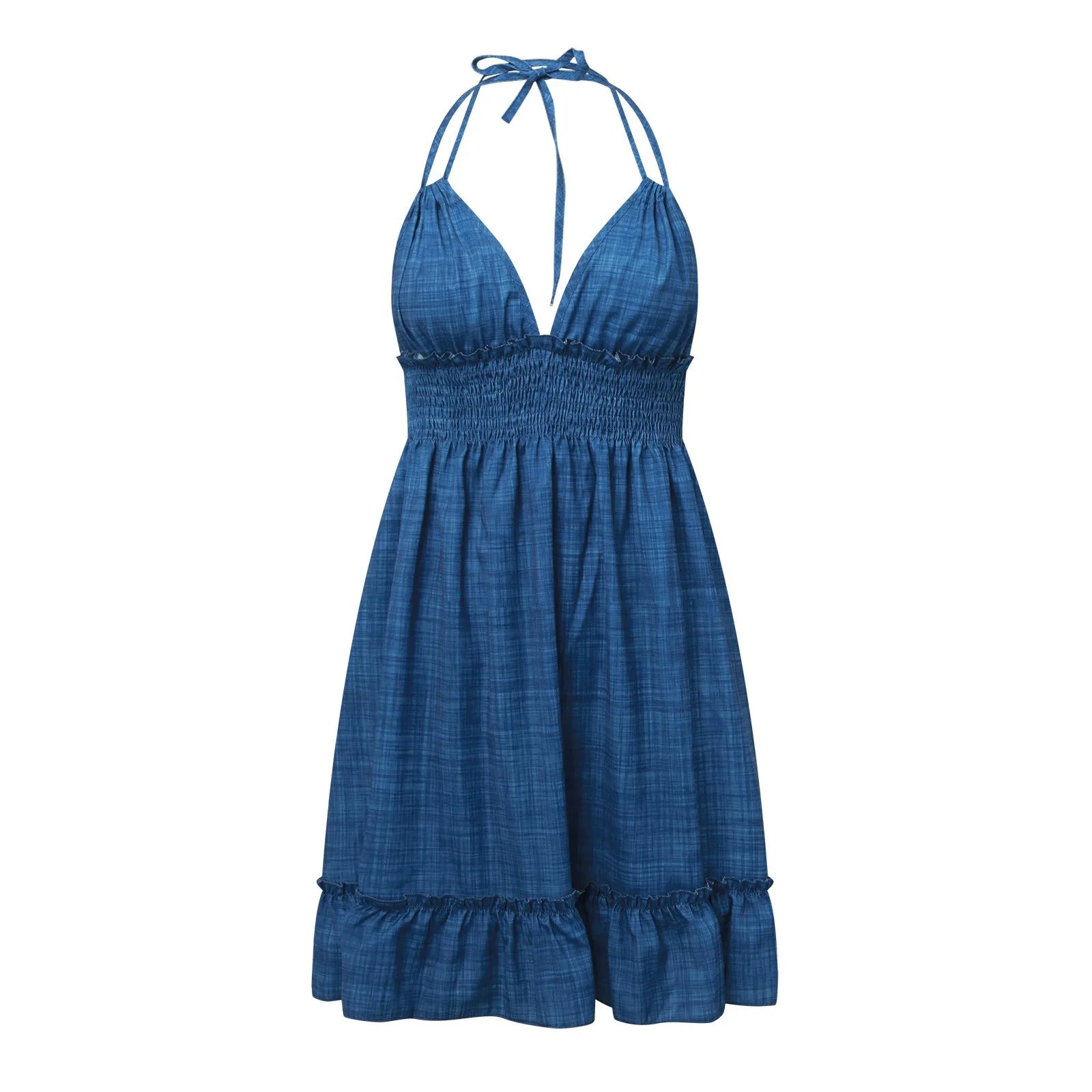 Soft Girl Ruffle Mini Dress with Anime-Inspired Streetwear Charm