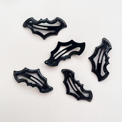 Bat Hair Clip Set Gothic Alternative Statement Hairstyle Accessories Collection