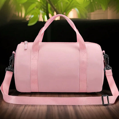 Mini Barrel Duffle Bag with Adjustable Strap Lightweight Travel Carry Design