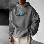 Anime Manga Oversized Hoodie With Dark Fantasy Graphic Streetwear Artwork