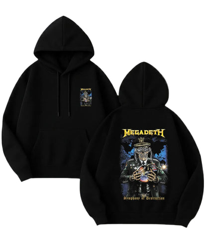 Oversized Graphic Streetwear Hoodie With Artistic Back Print Casual Design