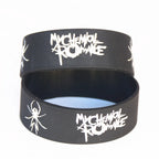 Alternative Graphic Silicone Wristband for Punk and Scene Fashion Styling