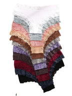 Eleven-Piece Low-Rise Scalloped Lace Bikini Panty Set