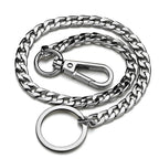 Classic Punk Wallet Chain with Ring Detail for Alternative Streetwear Looks