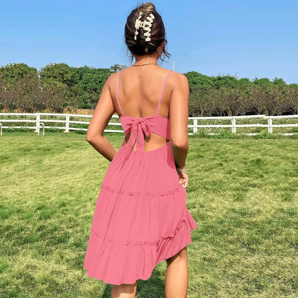 Elegant Lace Trim Slip Dress with Soft Anime-Inspired Aesthetic