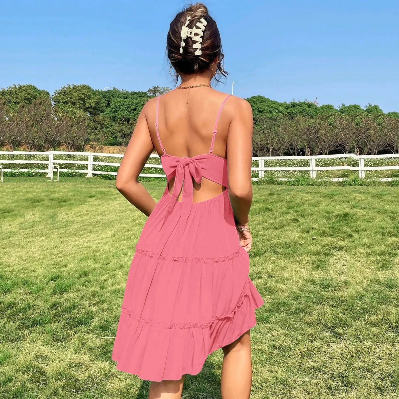 Elegant Lace Trim Slip Dress with Soft Anime-Inspired Aesthetic
