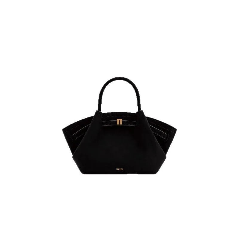 Structured Dumpling Tote Bag with Top Handle Large Capacity Design